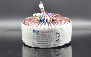 環(huán)形變壓器500W,220V變負(fù)載12V