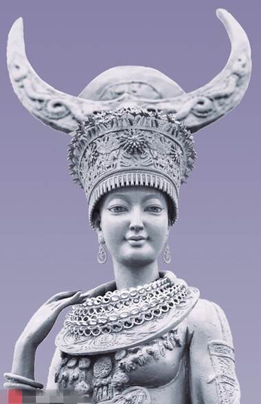 仰阿莎雕像效果圖 仰阿莎雕像效果圖