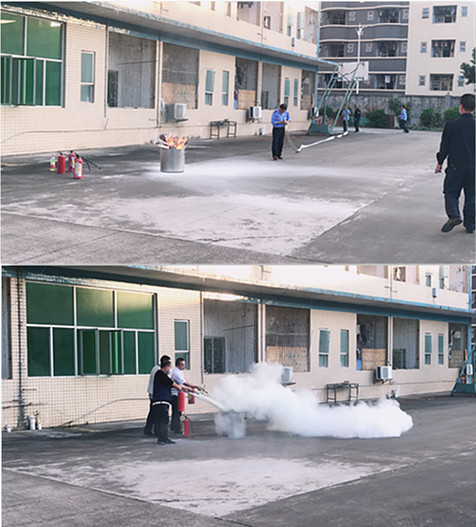 僑洋實業(yè)2020年消防演習(xí):滅火演示 僑洋實業(yè)2020年消防演習(xí):滅火演示